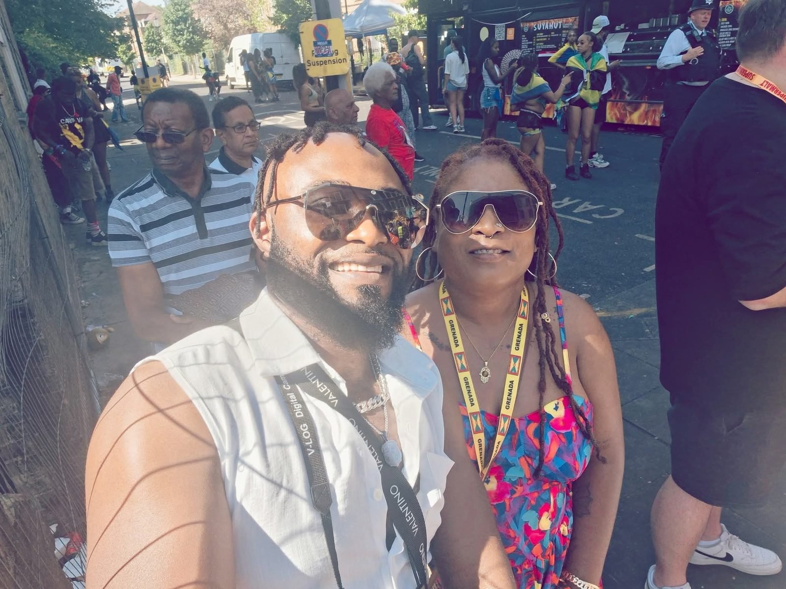 JayJay and Kisha at a carnival event